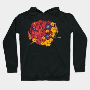 Flower colourful cute pattern Hoodie